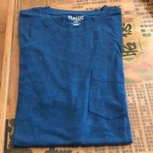 Blue Old Navy T-shirt with Front pocket